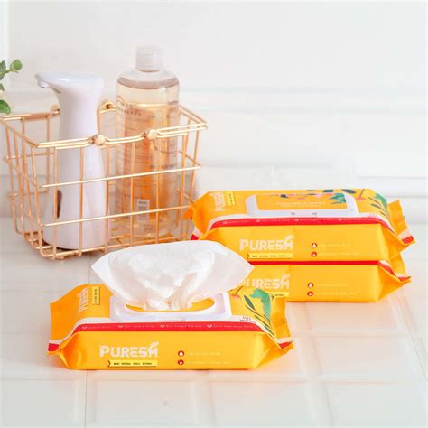 Biodegradable Moisted Body Cleaning Wipes Adult Flushable Toilet Wipes