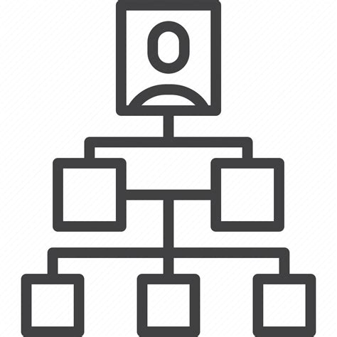 Hierarchy Structure Organizational Chart Icon Download On Iconfinder