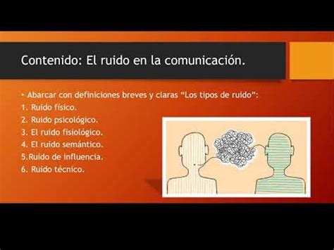 clase 2 Ruido en la comunicación YouTube