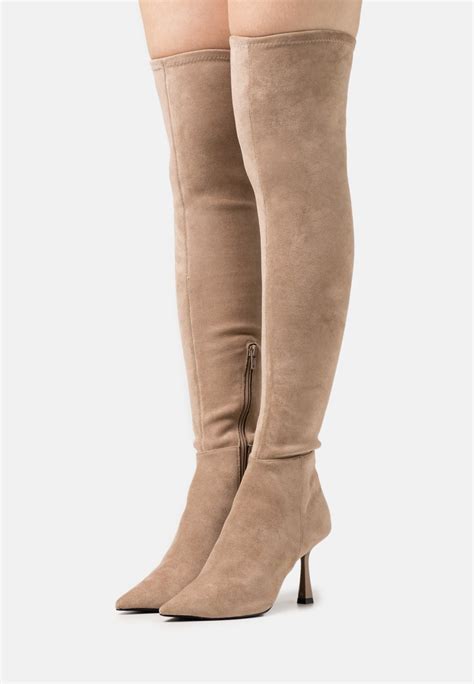 Dune London Sibella Over The Knee Boots Taupe Taupe Zalando De