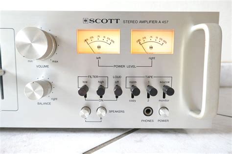 Amplificateur Scott Stereo Amplifier A 457 Vintage Hifi Used Scott