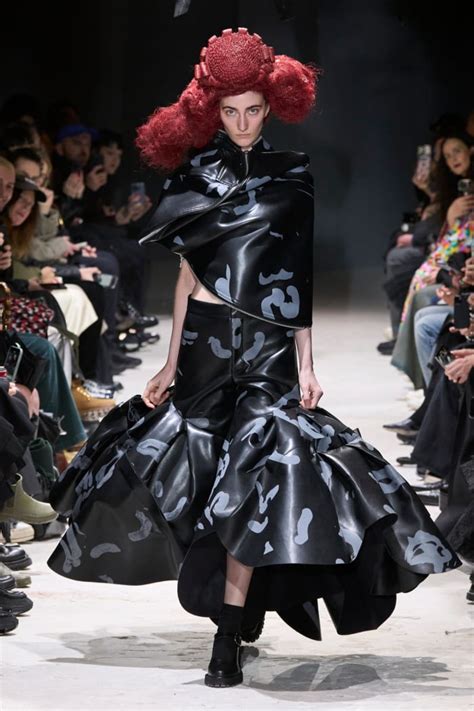 Rei Kawakubo Shows What She Can Do With Black Leather For Comme Des Garçons Fall 2024 Fashionista