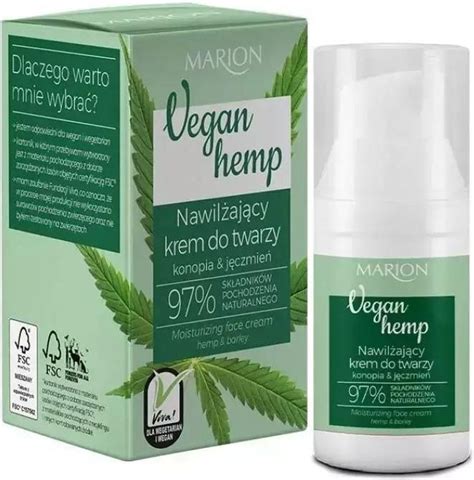 Krem Do Twarzy Marion Nawil Aj Cy Krem Do Twarzy Vegan Hemp