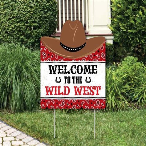 Big Dot Of Happiness Western Hoedown Party Decorations Wild West