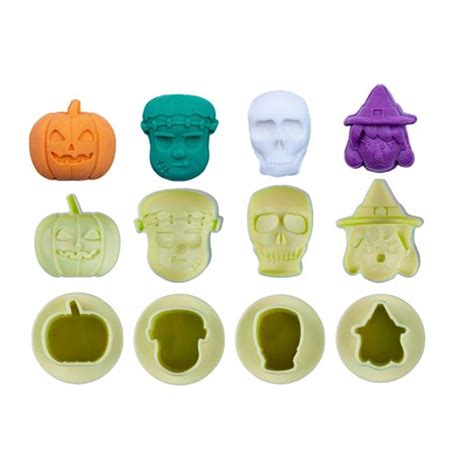 Kit Ejetor Max E Carimbo Halloween Confeitaria Docinhos Shop Macrozao