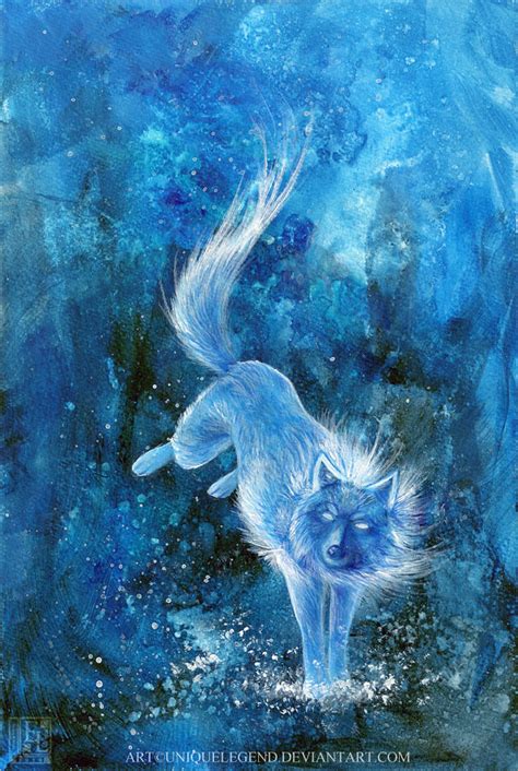 Snow Wolf by EternaLegend on DeviantArt