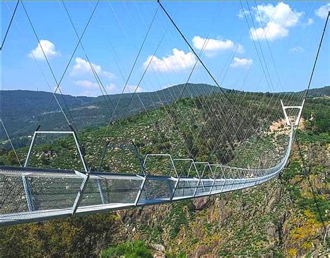 Maior Ponte Pedonal Suspensa Do Mundo Inaugurada Hoje Seconds Minutes