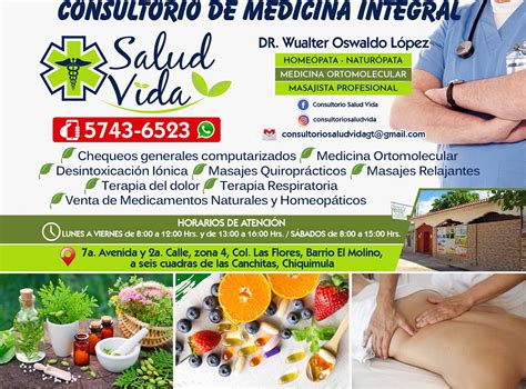 Consultorio Medicina Integral Salud Vida Directorio Aditel Clinica