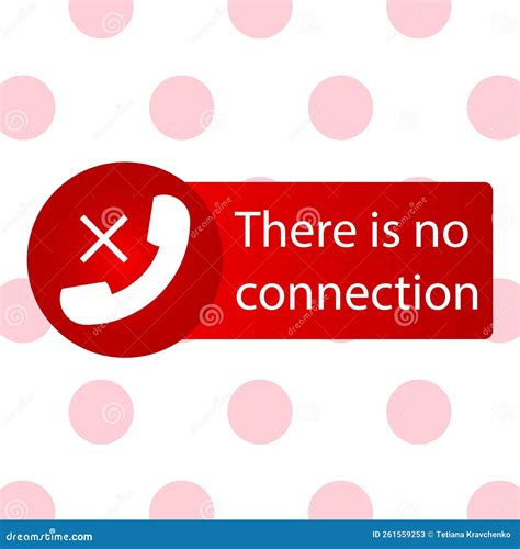 Handset No Connection. Call Symbol. Telephone Sign. Vector Illustration ...