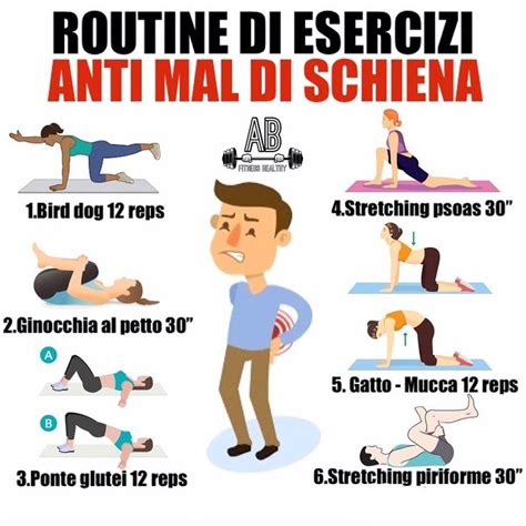 Alex Berna Su Instagram Routine Di Esercizi Anti Mal Di Schiena By