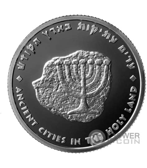 OLD ASHKELON Ancient Cities Of The Holy Land 1 Oz Silber Medaille