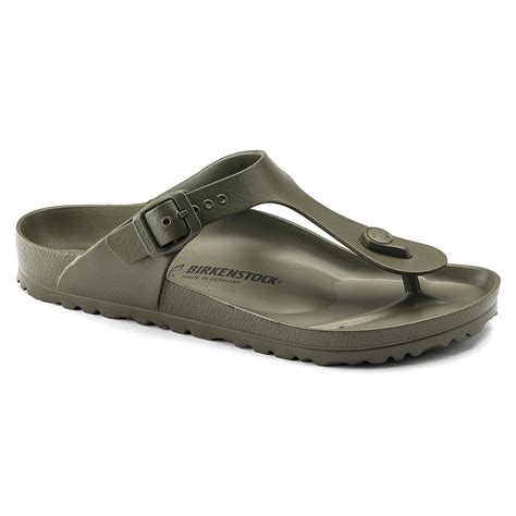 Birkenstock Ciabatta Infradito Gizeh Eva 1019143 Khaki Marro Un Passo