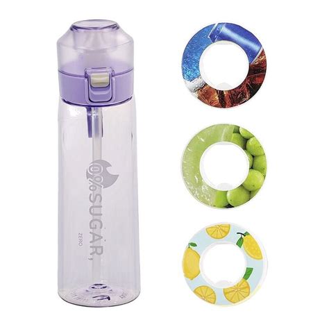 Seniver Summer Air Up Water Bottle Bpa Free Water Bottle With Flavor