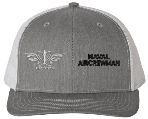 Navy Naval Aircrewman Aw Rating Usa Mesh Back Cap