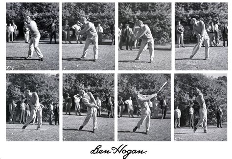 Masters Champion Ben Hogan Rare Swing Sequence New Negatives Golf