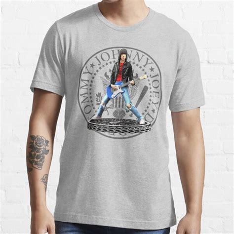 Johnny Ramone Guitar Player Perfect T T Shirt For Sale By Murad2020 Redbubble Ramones