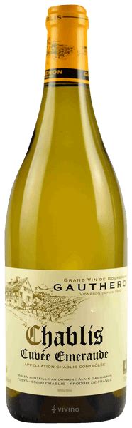 2020 Alain Gautheron Cuvée Émeraude Chablis Vivino