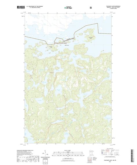 Takucmich Lake Mn 2022 24000 Scale Map By United States Geological