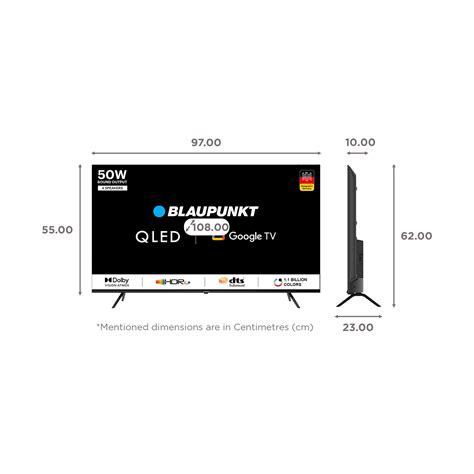 Buy BLAUPUNKT Quantum Dot 108 Cm 43 Inch QLED 4K Ultra HD Google TV