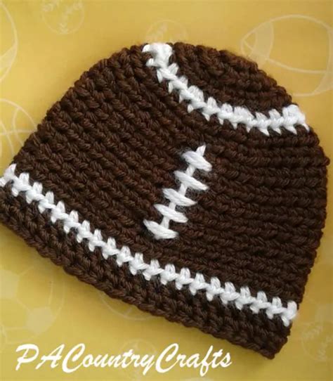 25 Free Crochet Football Pattern Ideas For Game Day Yarnique