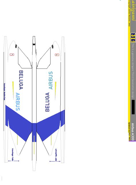 Airbus Beluga Finish Modelos De Aviones Aviones Aviones De Papel