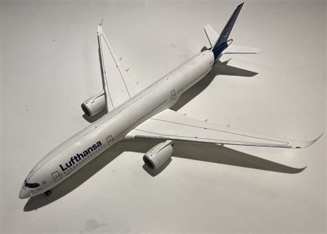 Airbus A350 900 Lufthansa Plastic Model Airplane Kit 1144 Scale 03881 Pictures By