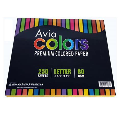 Sk Mixes Shop Avia Colors Premium Colored Paper Ream Letter Size