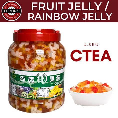 Milin Fruit Jelly CTEA Fruit Jelly Hanfang Crystal Jelly Rainbow Jelly