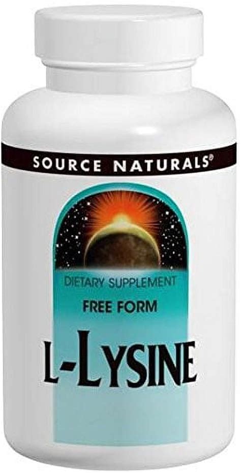 Source Naturals L Lysine 1000mg 100 Tablet