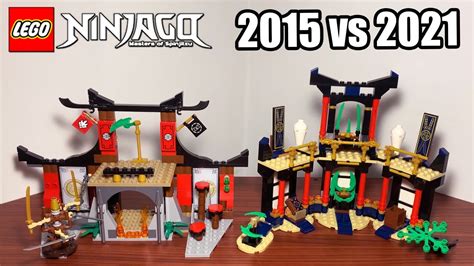 Which Tournament Of Elements Set Is Better Lego Ninjago Legacy Vs Original Comparison Youtube