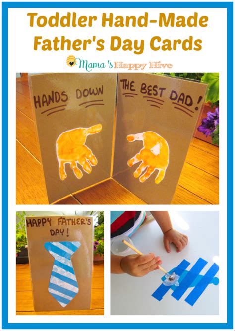 Fathers Day Easy Card Eyfs