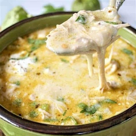 Crock Pot Green Enchilada Chicken Soup