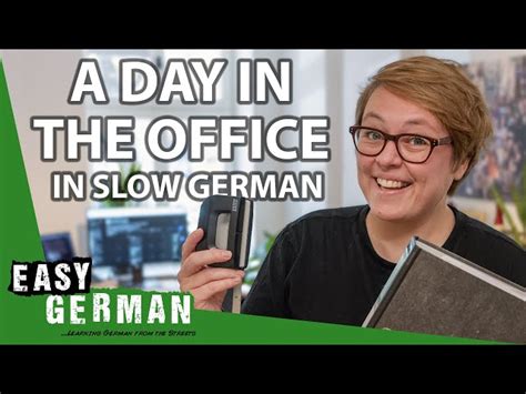 Büro Office Wortschatz Vokabular Deutsch DAF video lektionen