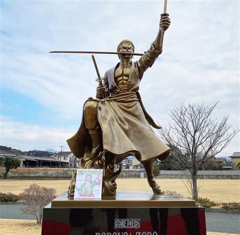 One Piece Fanpage ワンピース on Instagram: “Zoro’s Bronze Statue Unveiled In ...