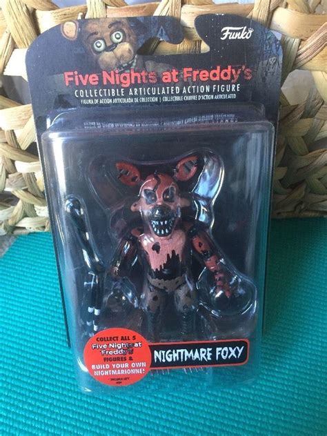 Five Nights At Freddys Nightmare Foxy Action Figure Fnaf Funko Wave 2