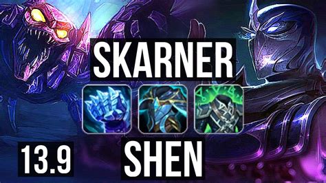 SKARNER Vs SHEN TOP 4 0 18 300 Games Rank 11 Skarner KR Master