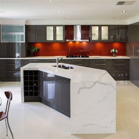 5 Ways Waterfall Edge Marble Granite Or Quartz Countertops Rock