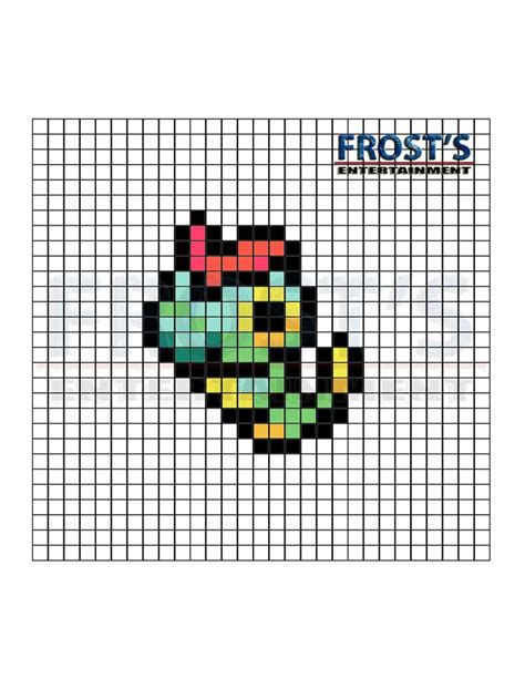 Pokémon Perler Bead Caterpie Pattern in 2024 Pokemon cross stitch