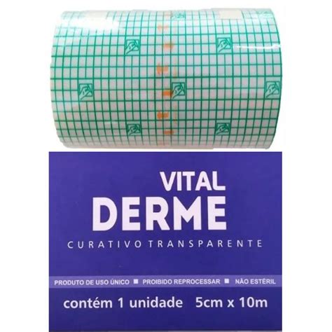 Curativo Filme Adesivo Transparente Imperme Vel Vital Derme Raremed