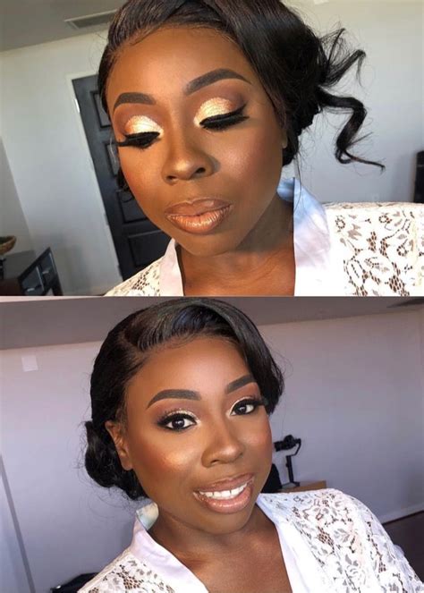 Bridal Makeup For Black Women Inspo Bridal Makeup Makeup For Black Women Wedding Day Makeup