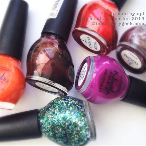 Nicole By Opi Coca Cola Collection Swatches Comparisons Beautygeeks