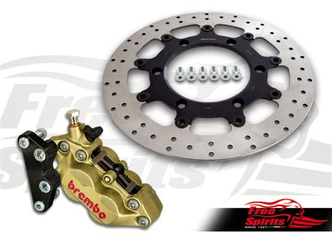 Front Brake Caliper 4 Pot For Triumph Americacode 303814 Kitbrakes