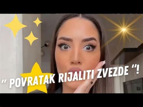 Prelepe Vesti Od An Ele Uri I Veliki Povratak Rijaliti Zvezde