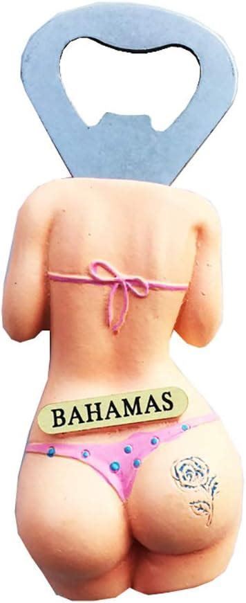 Amazon Bahamas 3D Bikini Woman Refrigerator Magnet Beer Bottle