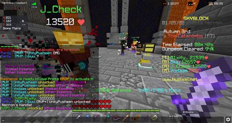 [MVP+] UnityPusheen has unlocked Necron's Handle! | Hypixel Forums