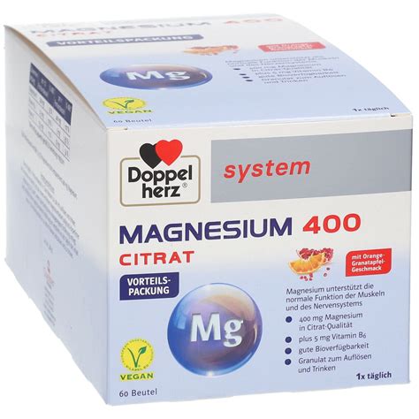 Doppelherz System Magnesium Citrat St Shop Apotheke At