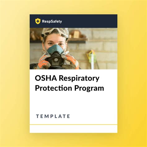 Respiratory Protection Program Template Get Osha Respirator Clearance