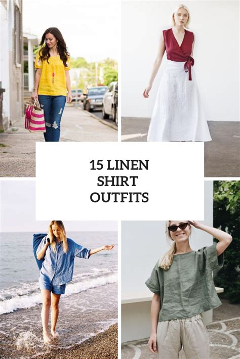 15 Women Outfits With Linen Shirts Styleoholic