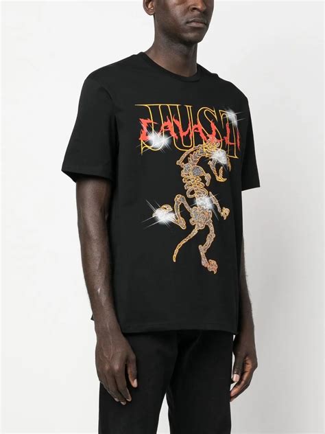Just Cavalli Graphic logo-print t-shirt - Farfetch