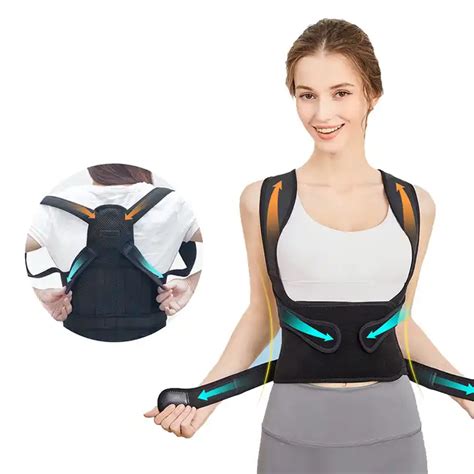 Custom Adjustable Scoliosis Back Support Brace For Men Women Neoprene ...